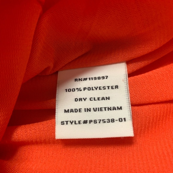 Karlie Orange Open Shoulder Romper - Picture 4 of 5